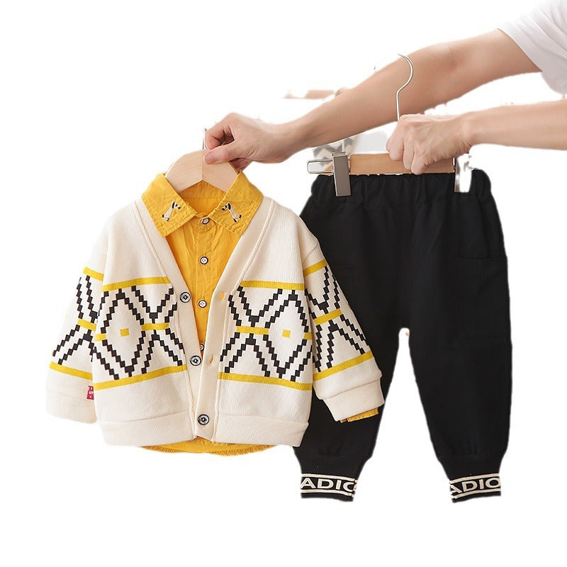 Baby Boy Outfit, Boys' Clothing, Autumn Outfit, Boys' Clothes, Spring Jacket, for Children Aged One and a Half to Two to…