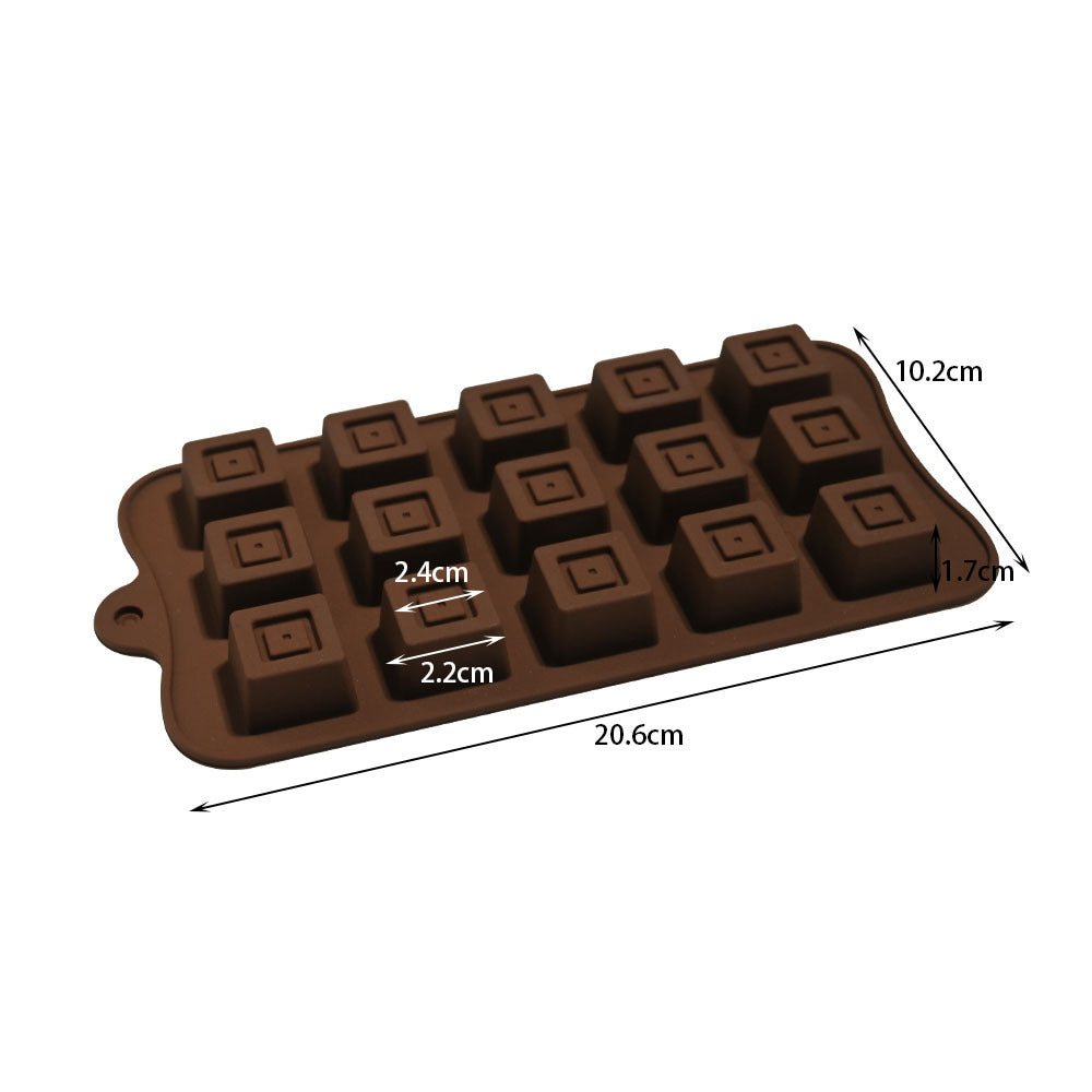 Cross-Border Multi-Style Cartoon Silicone Chocolate Mold Numbers and Letters DIY Baking Mold Fudge Ice Cube Mold - YK-45-67