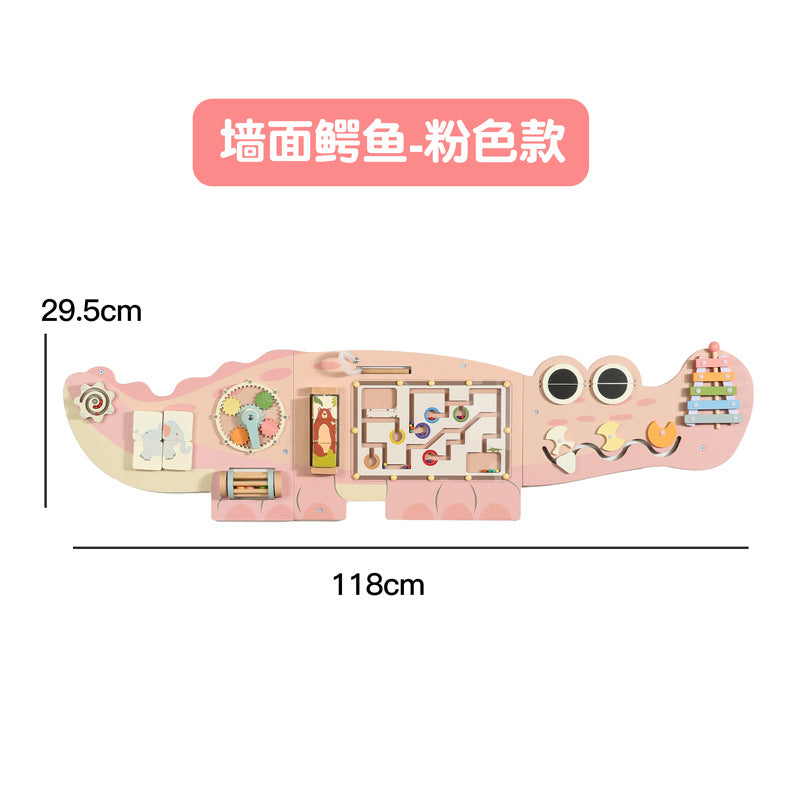 Early Childhood Education Enlightenment Animal Wall Game Decorative Pendant Wall Cardboard Parent-Child Interactive Wooden…