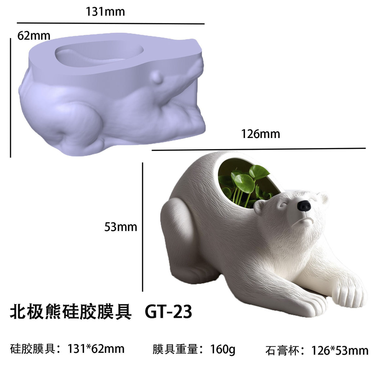 Printed Renaissance Series Cement Gypsum Cup Mold DIY Epoxy Resin Storage Cup Flower Pot Ornament Silicone Mold - Polar…