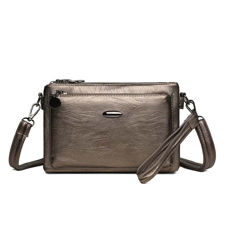 Cross-border foreign trade women's bag 2025 new hand multi-layer change mobile phone bag trend fashion simple shoulder…