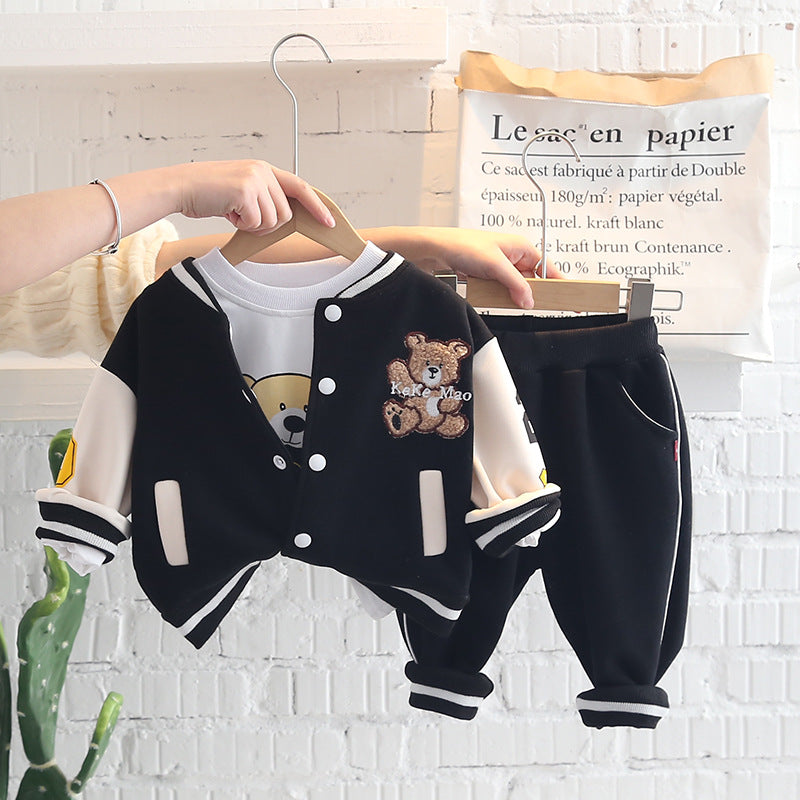 Baby Boy Outfit, Boys' Clothing, Autumn Outfit, Boys' Clothes, Spring Jacket, for Children Aged One and a Half to Two to…