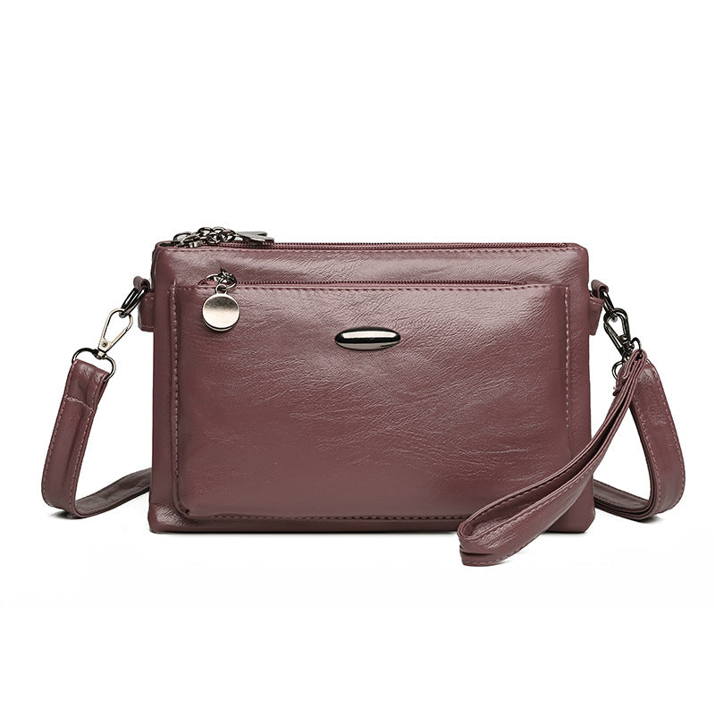 Cross-border foreign trade women's bag 2025 new hand multi-layer change mobile phone bag trend fashion simple shoulder…