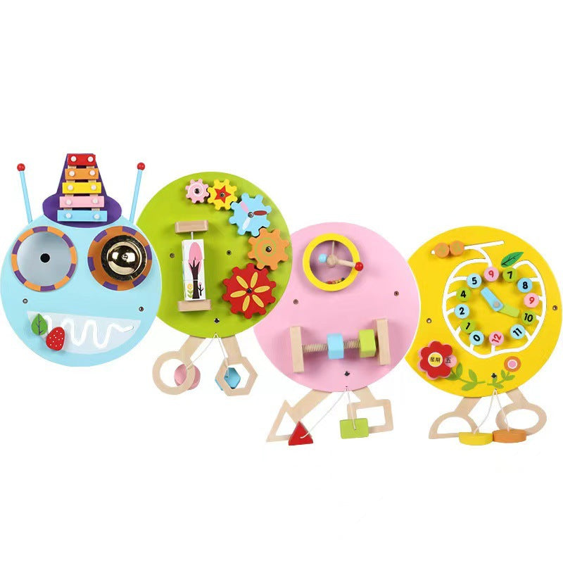 Early Childhood Education Enlightenment Animal Wall Game Decorative Pendant Wall Cardboard Parent-Child Interactive Wooden…
