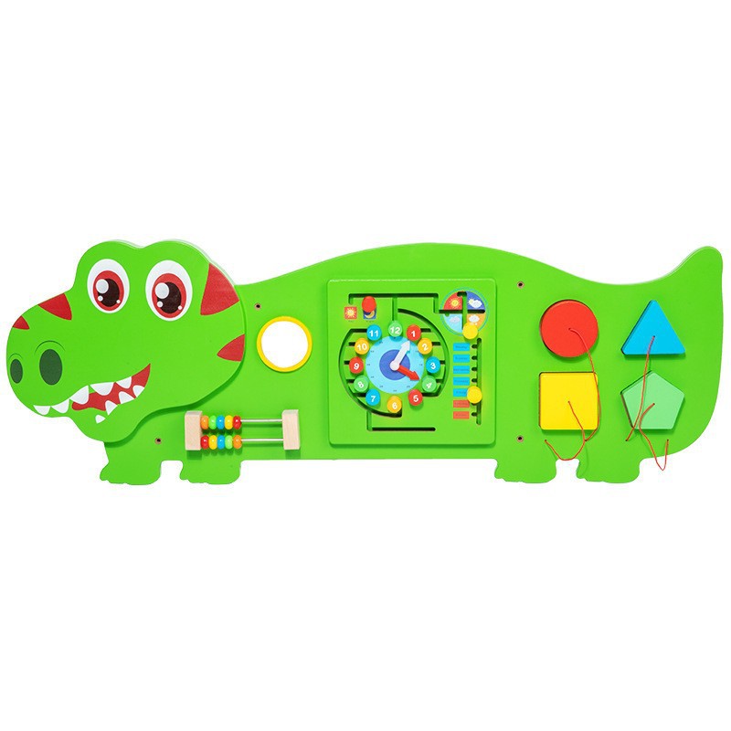 Early Childhood Education Enlightenment Animal Wall Game Decorative Pendant Wall Cardboard Parent-Child Interactive Wooden…