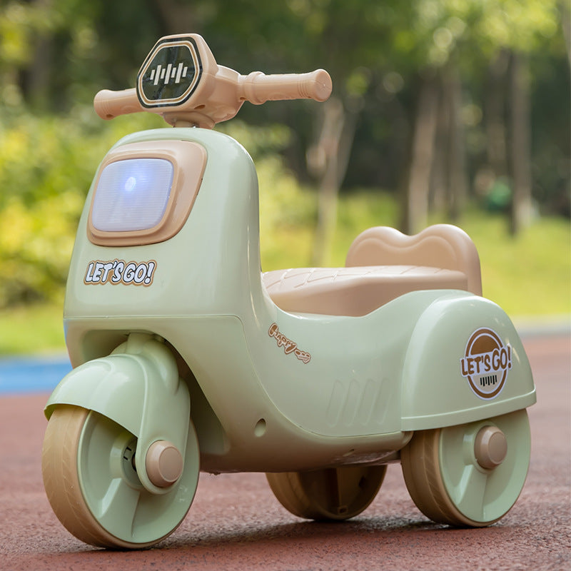 Children's Motorcycle Scooter 1-3 Years Old Male and Female Baby Toddler Motorcycle Scooter Kidsren's Balance Car - Green…
