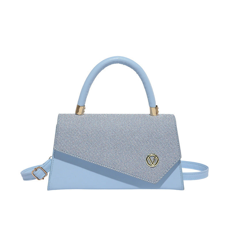 Simple Women's Bag 2026 Summer New Style Diamond-Encrusted Fashion Handbag High-End Crossbody Small Square Bag for Women…