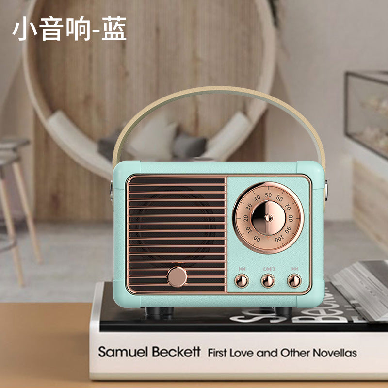Retro HM11 second generation wireless Bluetooth speaker mini portable new subwoofer outdoor small stereo gift - HM11 second…