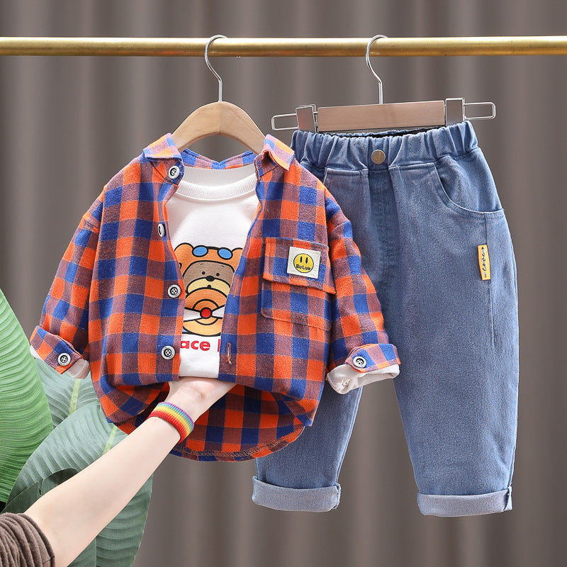 Baby Boy Outfit, Boys' Clothing, Autumn Outfit, Boys' Clothes, Spring Jacket, for Children Aged One and a Half to Two to…