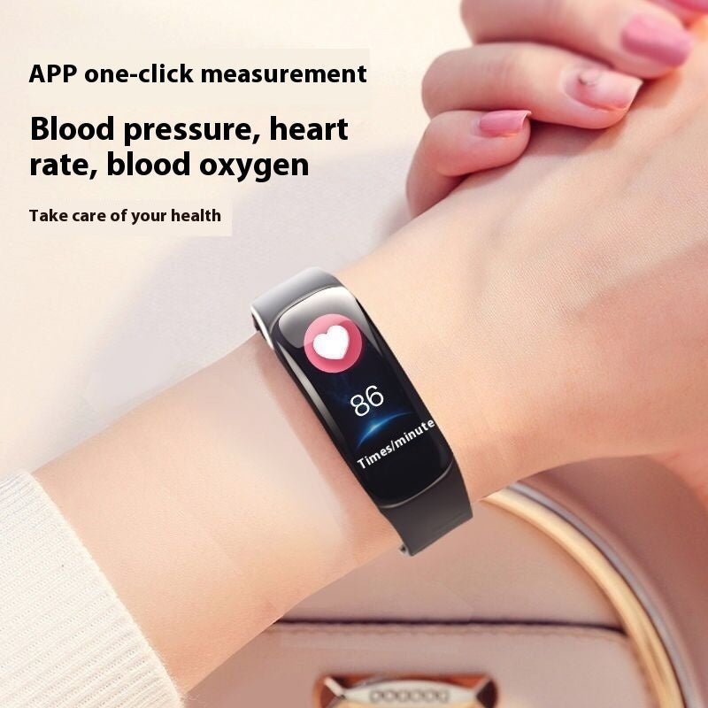 C1 Blood Pressure Heart Rate Waterproof Color Screen Bluetooth Pedometer Sports Watch - Mom & Kids