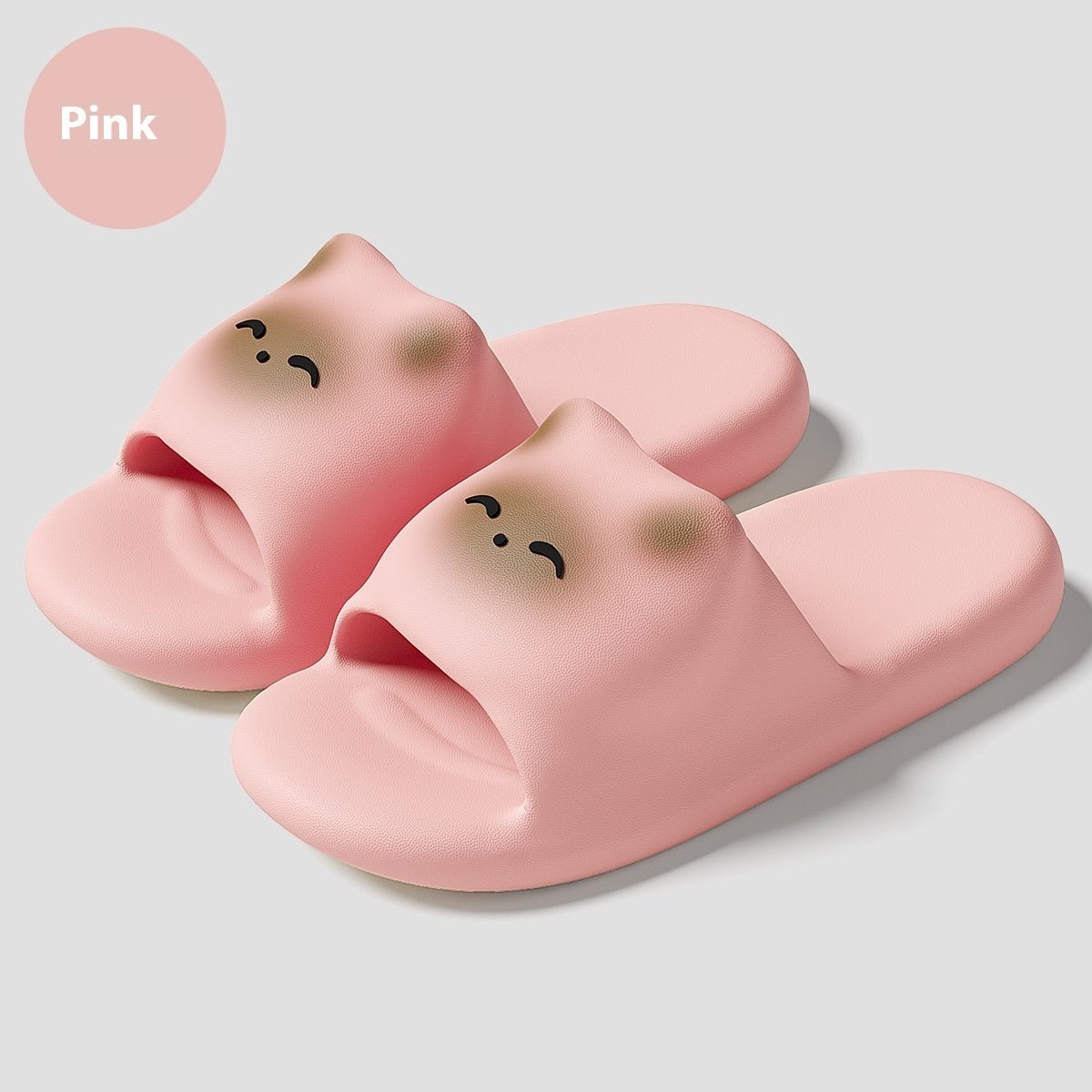 Cartoon Kitten Women's Soft Bottom Non-slip Eva Slippers (Available) - Mom & Kids