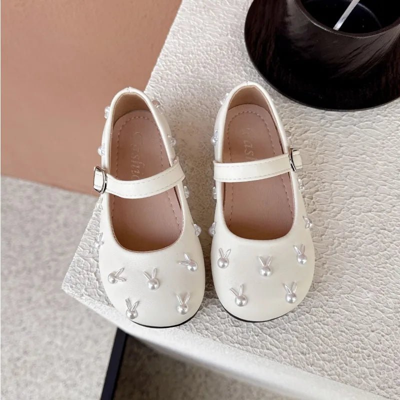 Child Princess Leather Shoe2025Four Seasons New Korean Edition Child FlatShoe Glitter Girl Anti slip Versatile Le FuShoe - Mom & Kids