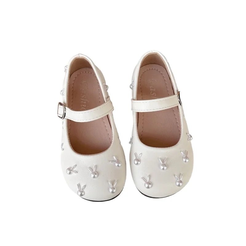 Child Princess Leather Shoe2025Four Seasons New Korean Edition Child FlatShoe Glitter Girl Anti slip Versatile Le FuShoe - Mom & Kids