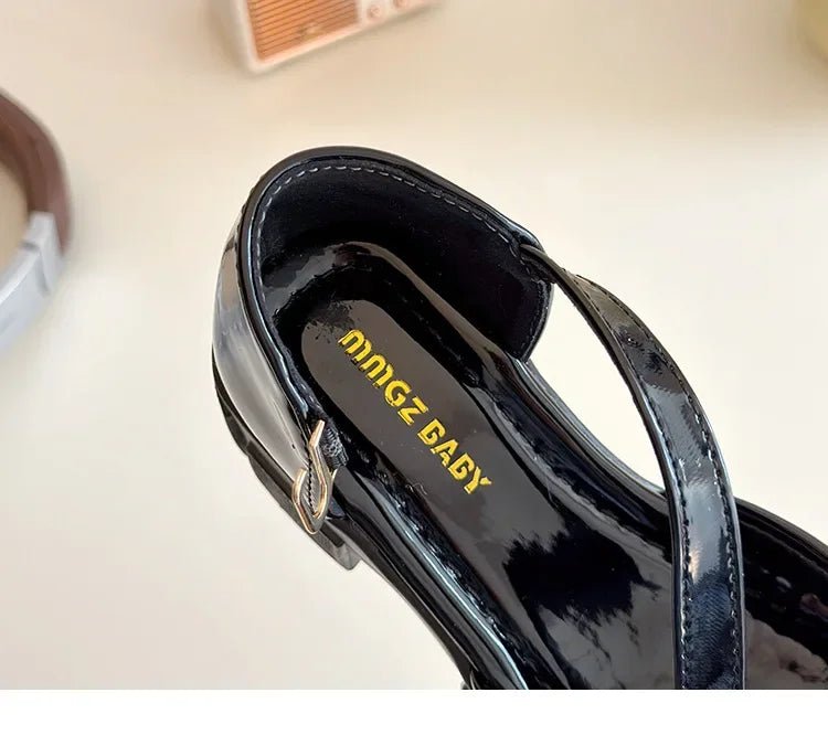 Children Leather Shoes for Girls New Fashion French Style Soft Anti-slippery Versatilel Chic Princess Mary Jane Shoe - Mom & Kids