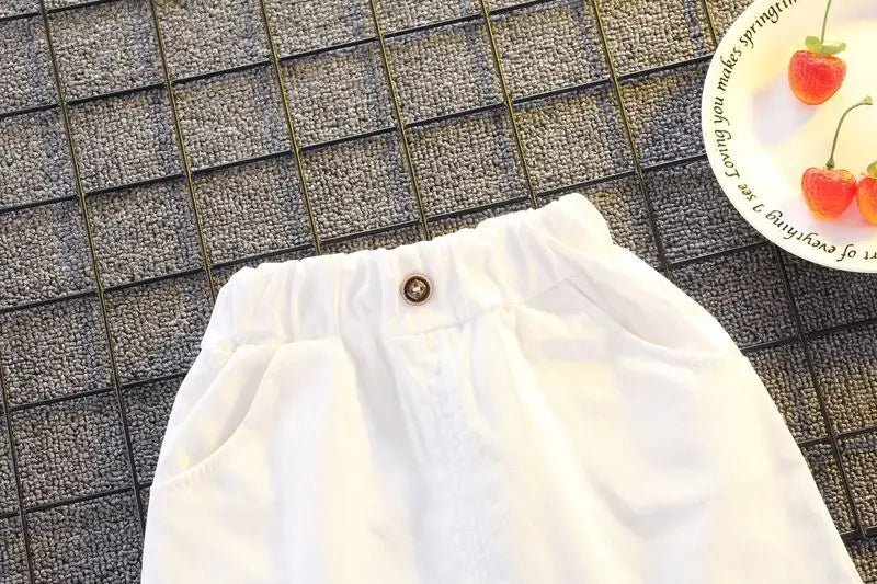 ChildrenBoys T-shirt Shorts Clothing set Kids Clothes Children's Sets Summer Cotton Short sleeve fashion Suit2PCS - Mom & Kids