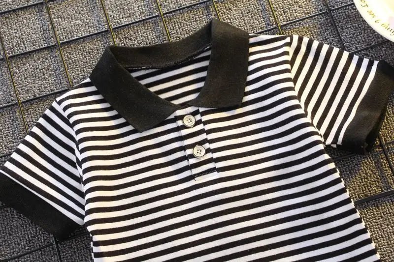 ChildrenBoys T-shirt Shorts Clothing set Kids Clothes Children's Sets Summer Cotton Short sleeve fashion Suit2PCS - Mom & Kids