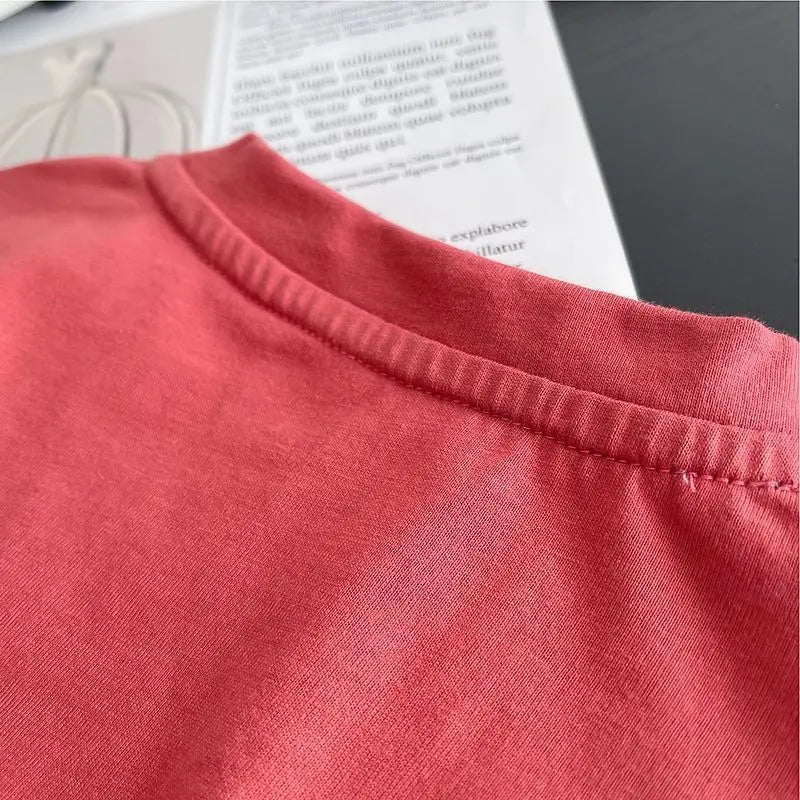 Children's Clothes Summer Thin Loose Casual Kids Tracksuit Popular Design Baby Boy Short Sleeve Suit T-shirt Shorts - Mom & Kids