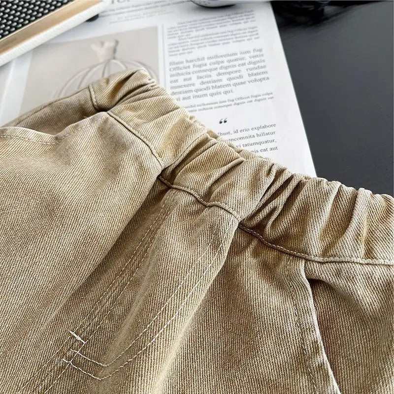Children's Clothes Summer Thin Loose Casual Kids Tracksuit Popular Design Baby Boy Short Sleeve Suit T-shirt Shorts - Mom & Kids