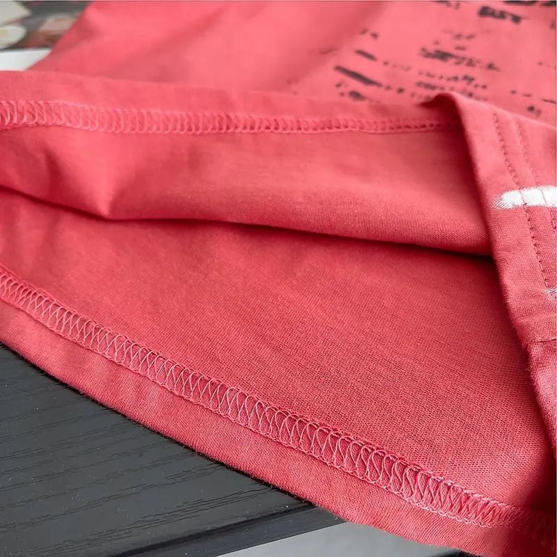 Children's Clothes Summer Thin Loose Casual Kids Tracksuit Popular Design Baby Boy Short Sleeve Suit T-shirt Shorts - Mom & Kids