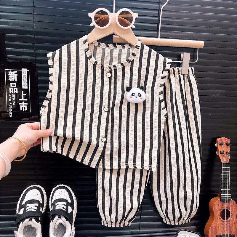 Children's Clothing Sets Pands Tanks+Short Pants Baby Outfit Set - Mom & Kids