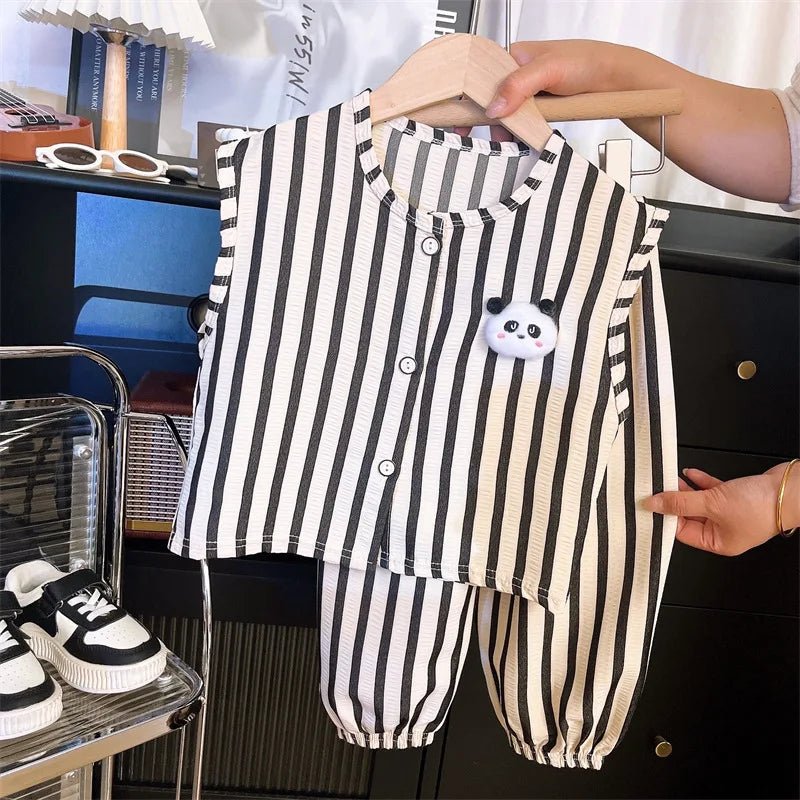 Children's Clothing Sets Pands Tanks+Short Pants Baby Outfit Set - Mom & Kids