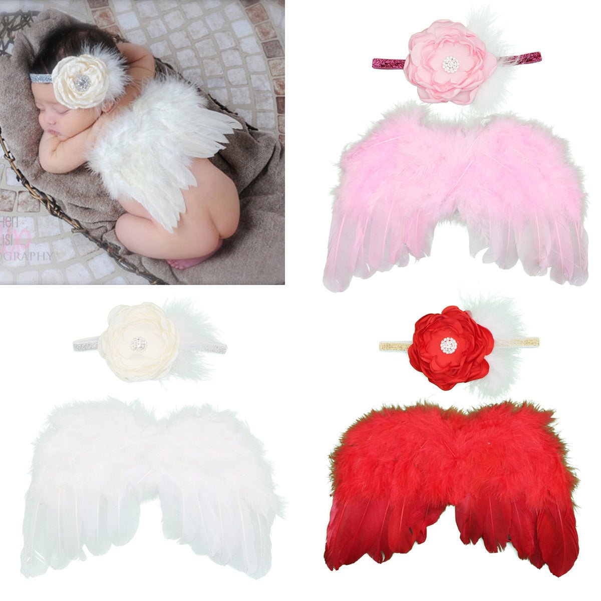 Children's Hair Accessories Angel Feather Wings (Available) - Mom & Kids