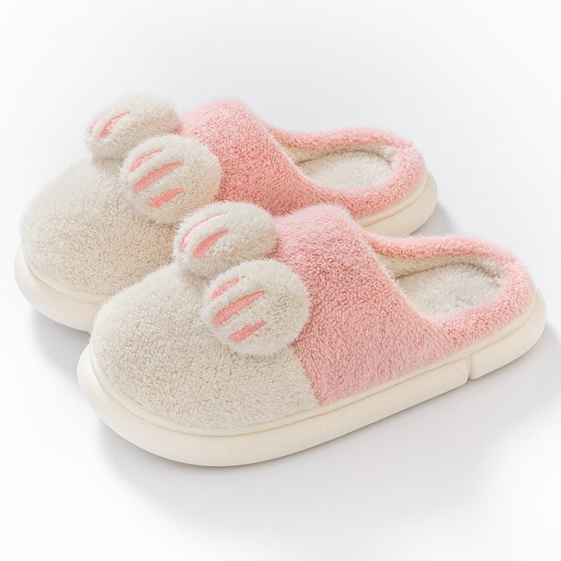 Cotton Slippers Female Cat's Paw Home Couple (Available) - Mom & Kids