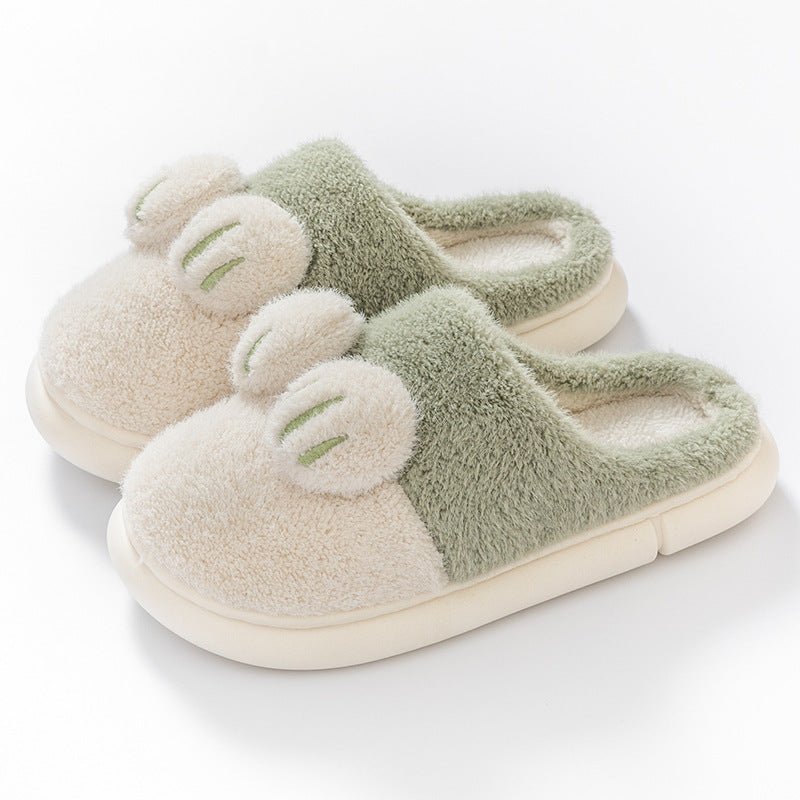 Cotton Slippers Female Cat's Paw Home Couple (Available) - Mom & Kids