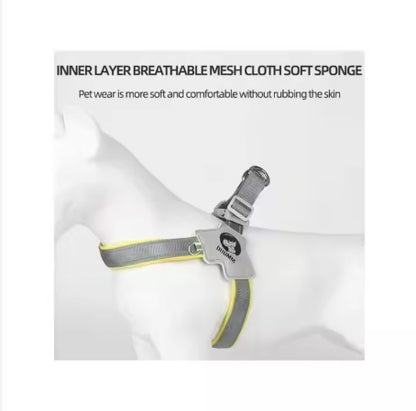 YT Pet Dog Cat Harness, Pet Harness With Leash Group, Adjustable Puppy Harness Comfortable Reflective Easy Control Dog With Leather