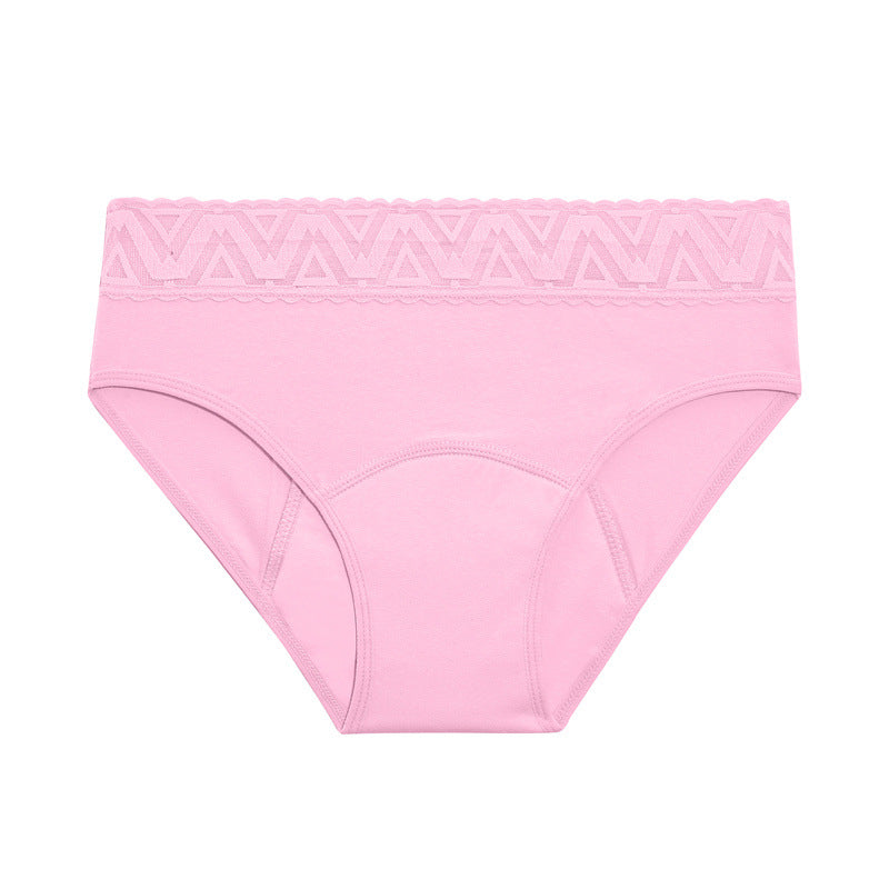 High Waist Cotton High Elastic Women's Briefs Leak-proof Menstrual Period Panties