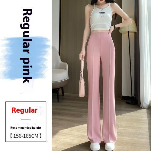 Women's High Waist Slimming And Straight Casual Wide Leg Pants