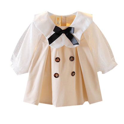 Girls' Dress Spring And Autumn Western Style Baby Baby Children's Skirt