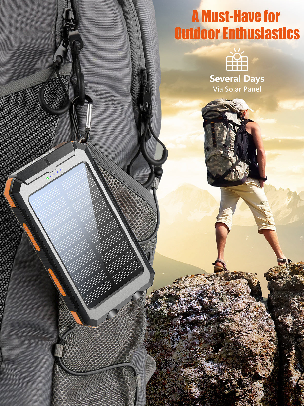 Solar Power Bank For Life Lights