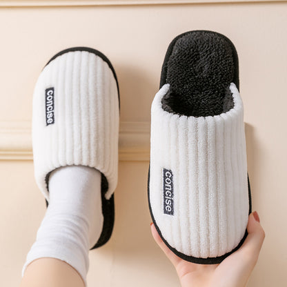 Cotton Slippers Women's Winter Household