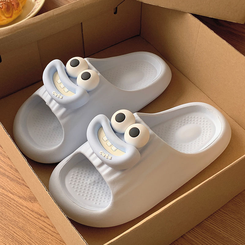 Sausage Mouth Slippers Women's Summer Soft Bottom Couple Household