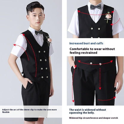 Boys' Plus-sized Plus Size Suit Performance Dress