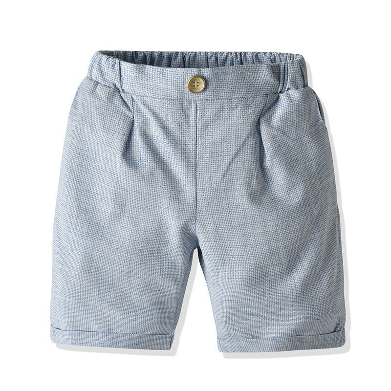 Fashion Personality Boys' Waistcoat Two-piece Set