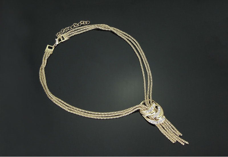 Fashion Necklace Bracelet Earrings Ring Jewelry Set (Available) - Mom & Kids