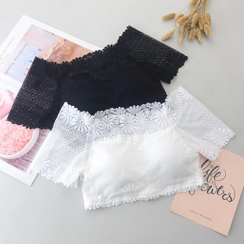 Women's Off Shoulder Crop Tops