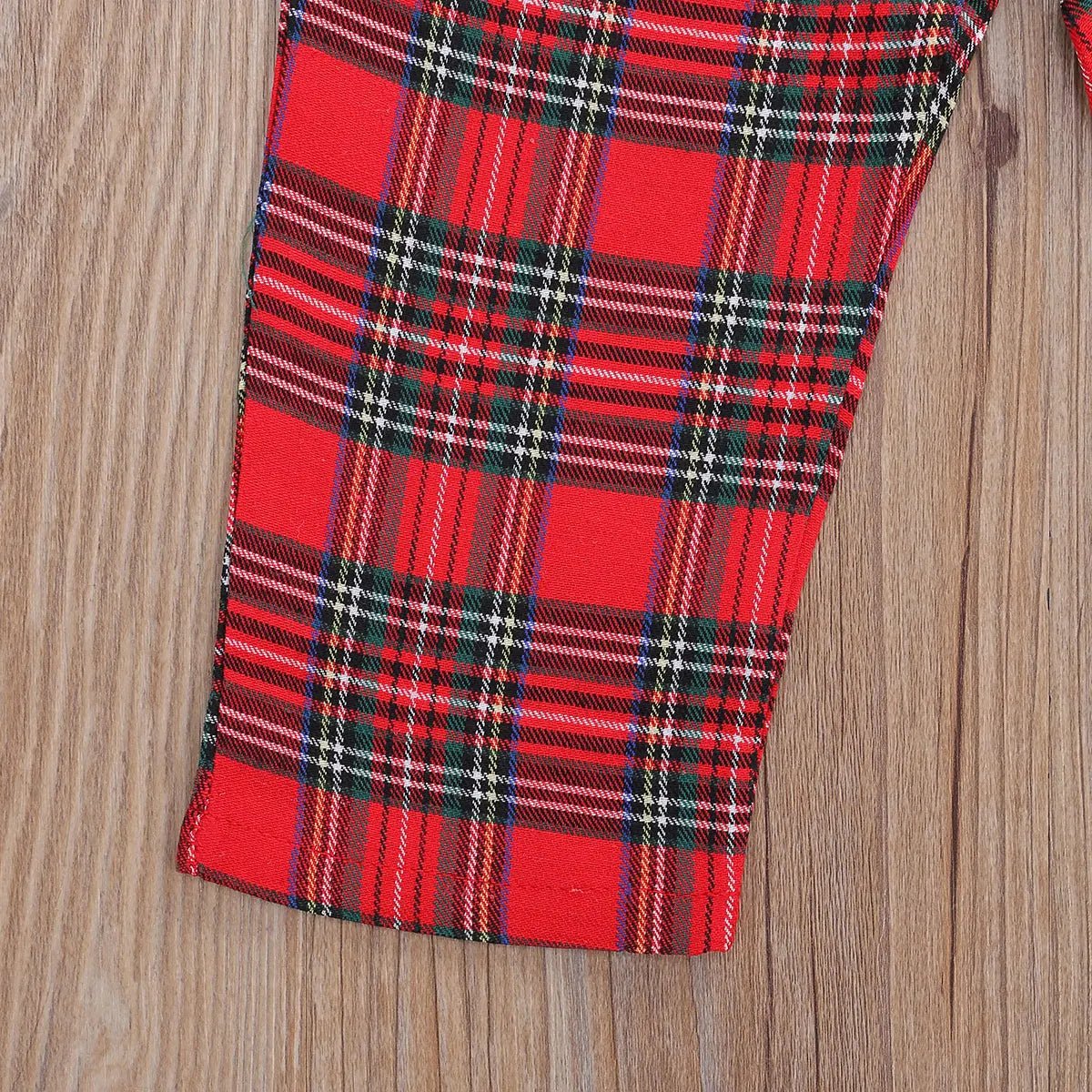 Girls Boys Plaid Homewear Set Long Sleeve Single Breasted Lapel Shirt Elastic Waist Long Pants Kids Autumn Pajamas Outfits - Mom & Kids
