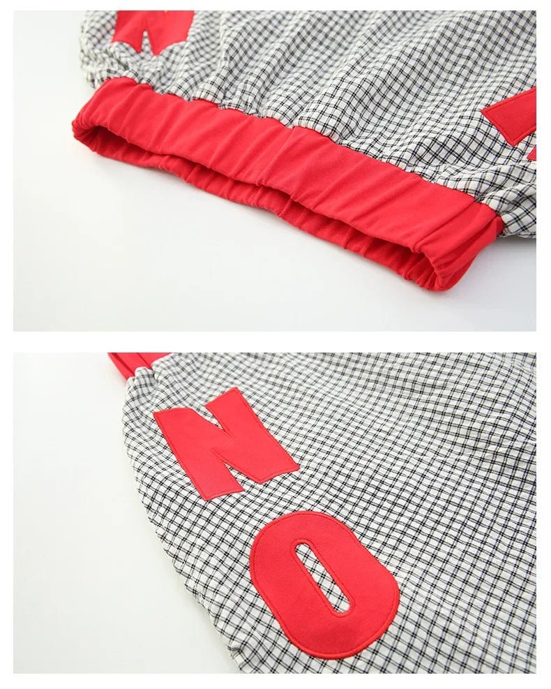 Girls Clothes Summer Kids Fashion Letter Vest + Skirt 2pcs Set Children Clothing Suit Teen Girl Plaid Bowknot Sleeveless Outfits - Mom & Kids