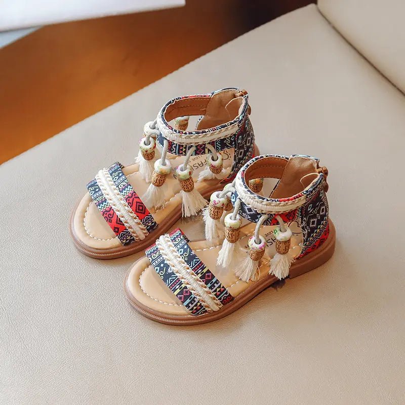 Girls Fashion Sandals Bangladesh - Ethnic Gladiator Kids Shoes