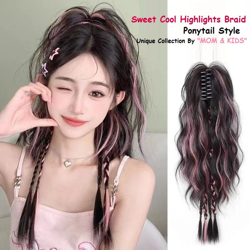 Hair extension Hairpiece Clip In Claw Ponytail for women (Available) - Mom & Kids