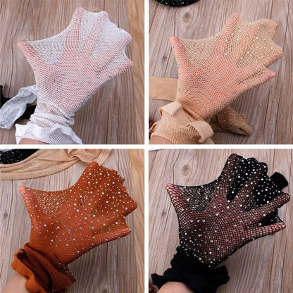 New Fashion Girls Tights Toddler Kids Baby Rhinestone Fishnet Tights Girls Children Mesh Stockings Hollow Out Pantyhose Fish Net