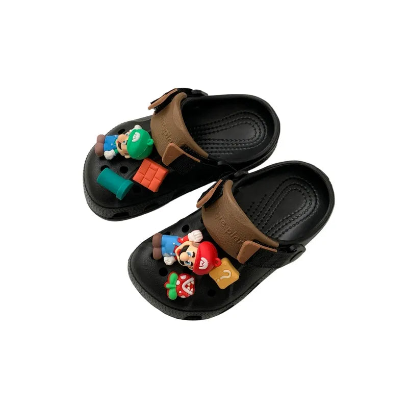 Closed toe slippers soft-soled shoes