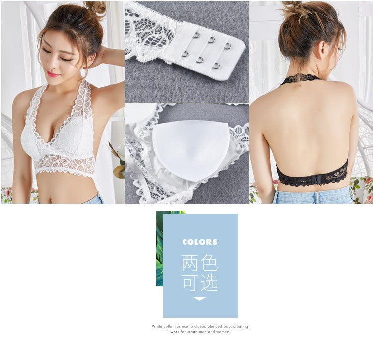 Beautiful sexy lace tube top summer bra underwear