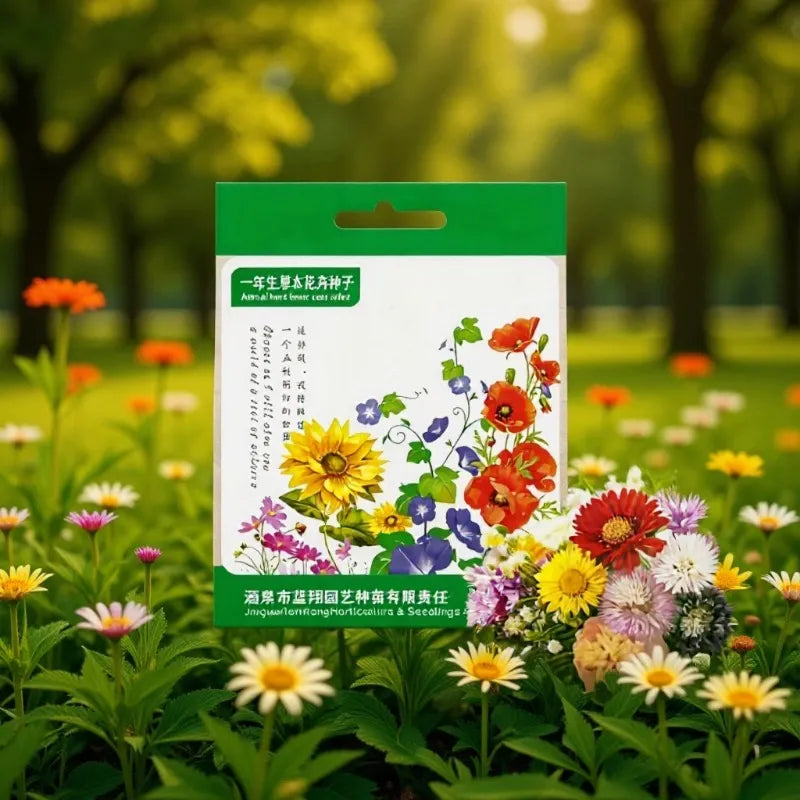 Smile seeds wildflower seed mix, suitable for indoor and outdoor