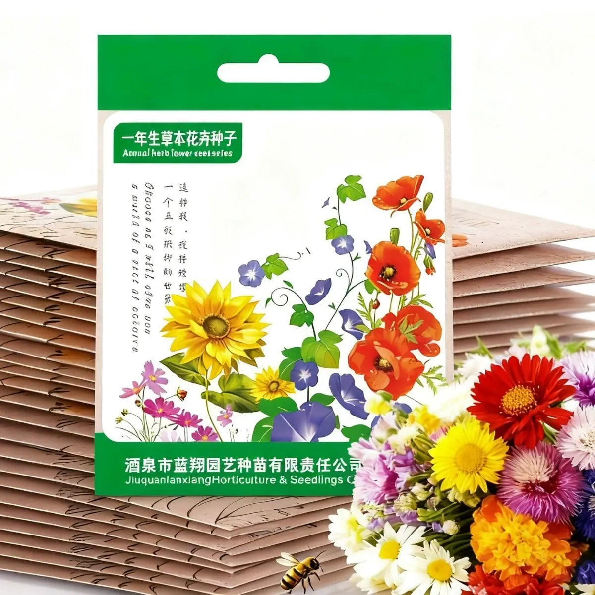 Smile seeds wildflower seed mix, suitable for indoor and outdoor