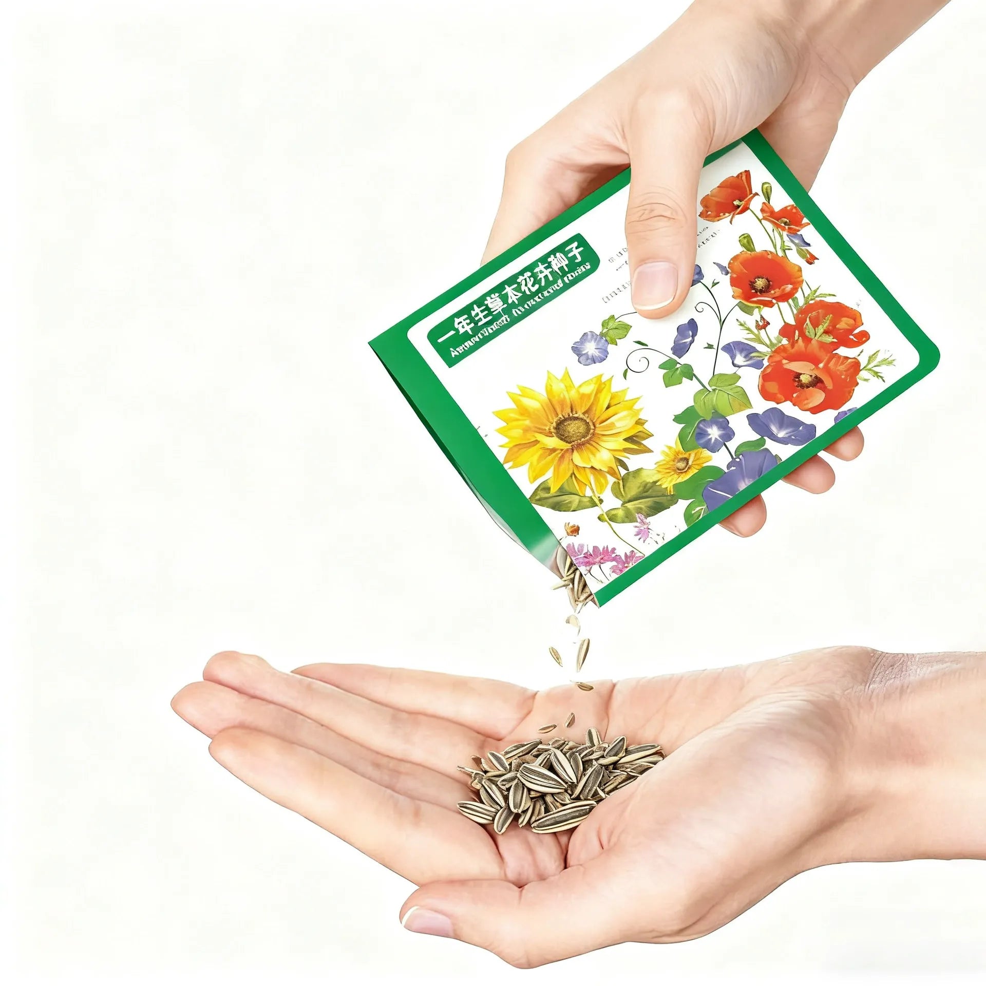 Smile seeds wildflower seed mix, suitable for indoor and outdoor
