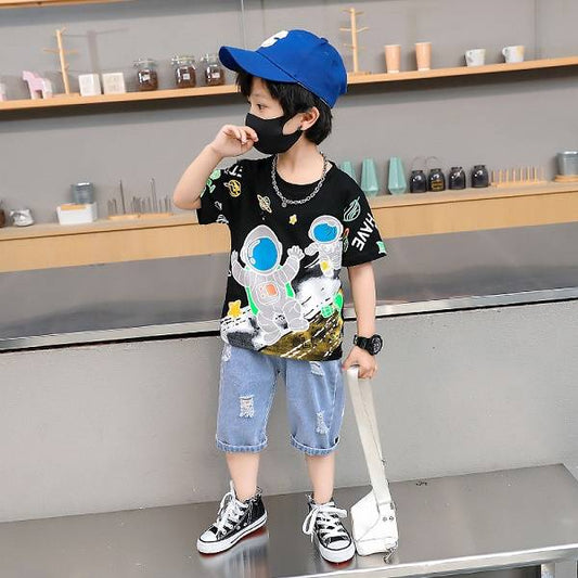 Children's Clothing, Handsome Short-sleeved clothes